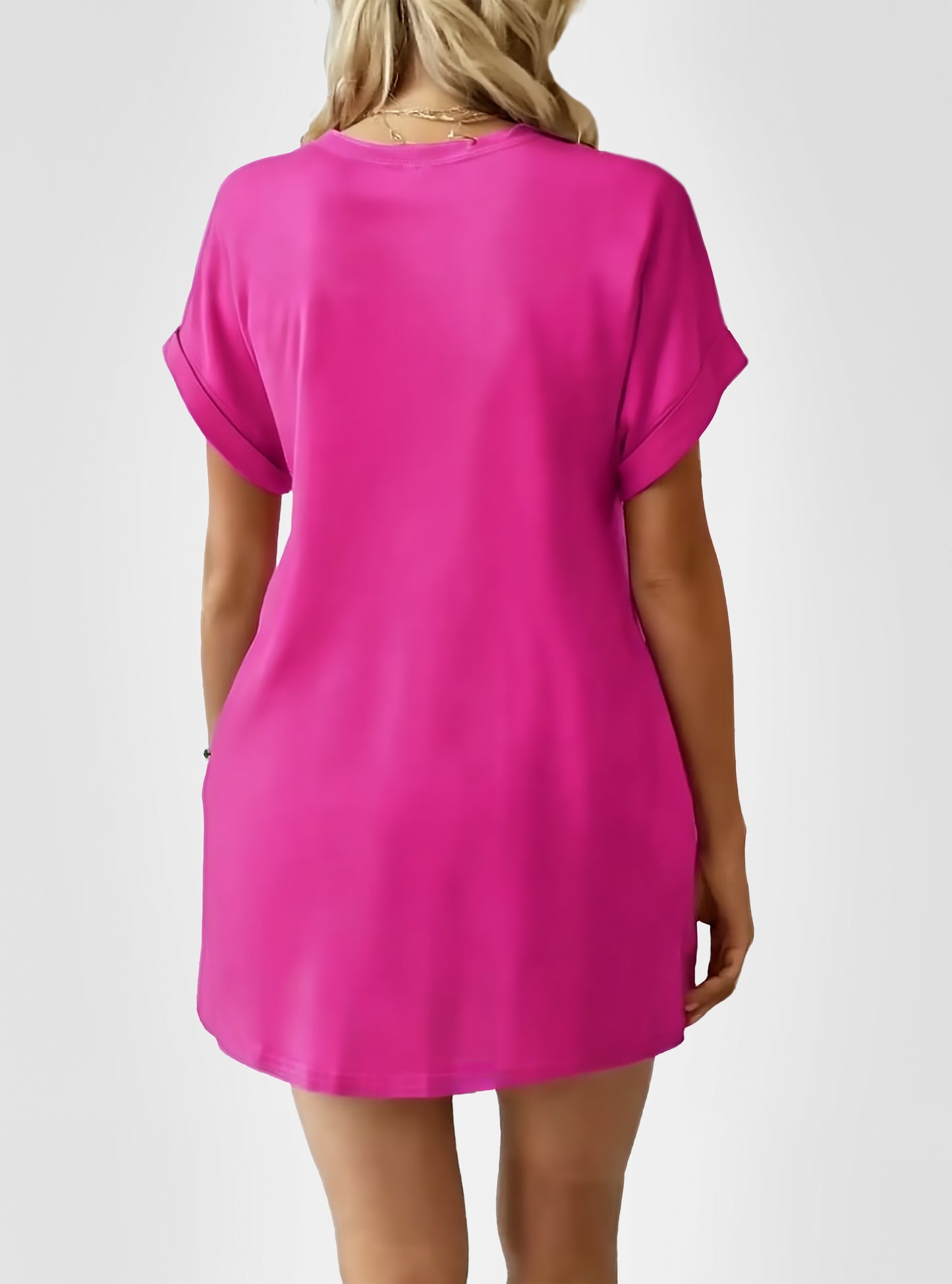 Robe t-shirt à manches courtes pour femmes