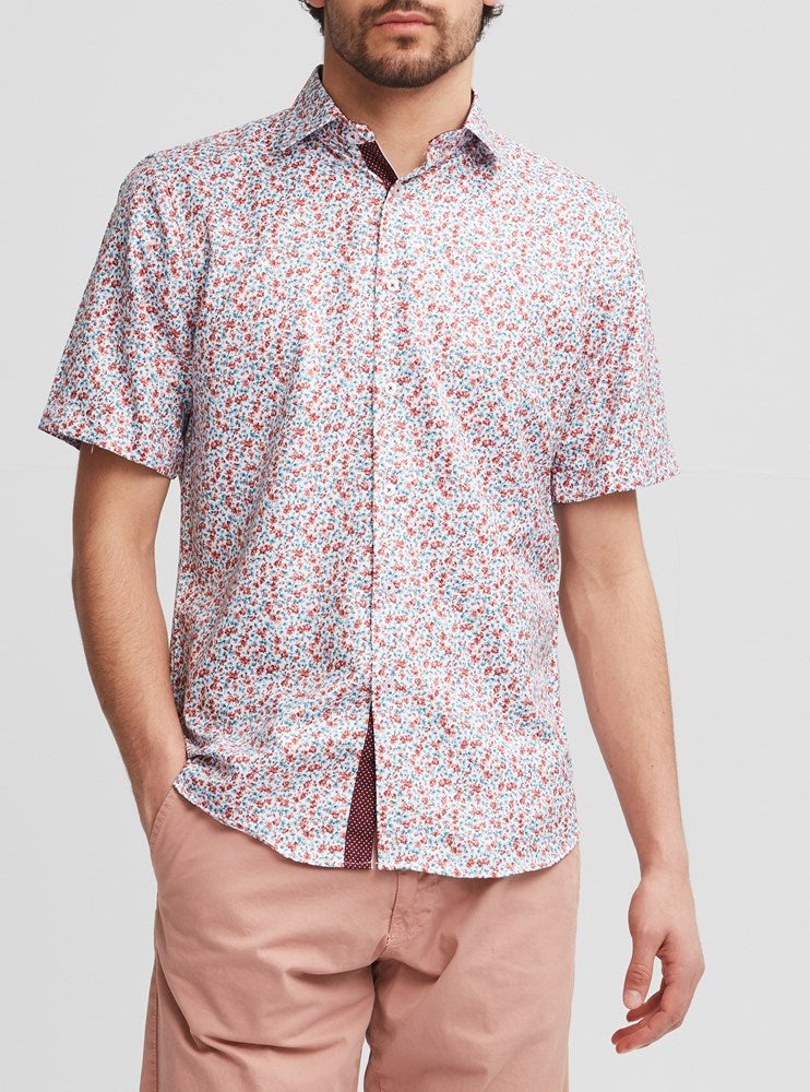 CHEMISE DÉCONTRACTÉE À MANCHES COURTES POUR HOMMES