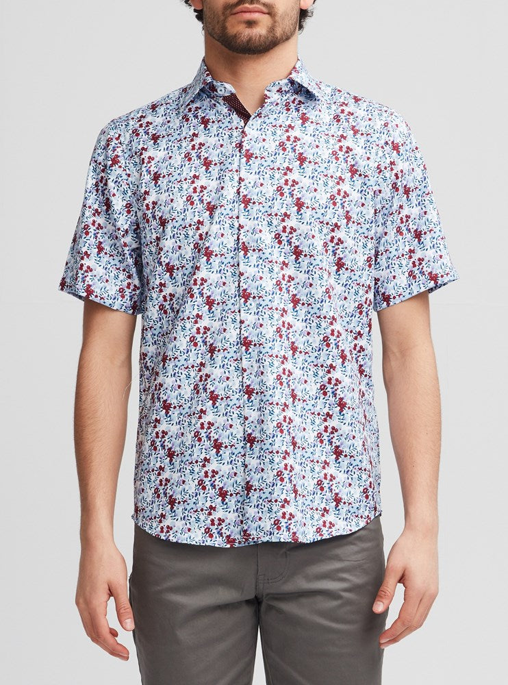 CHEMISE DÉCONTRACTÉE À MANCHES COURTES POUR HOMMES