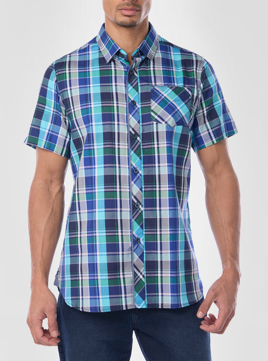 Men's casual short sleeve shirt