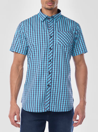 Men's casual short sleeve shirt