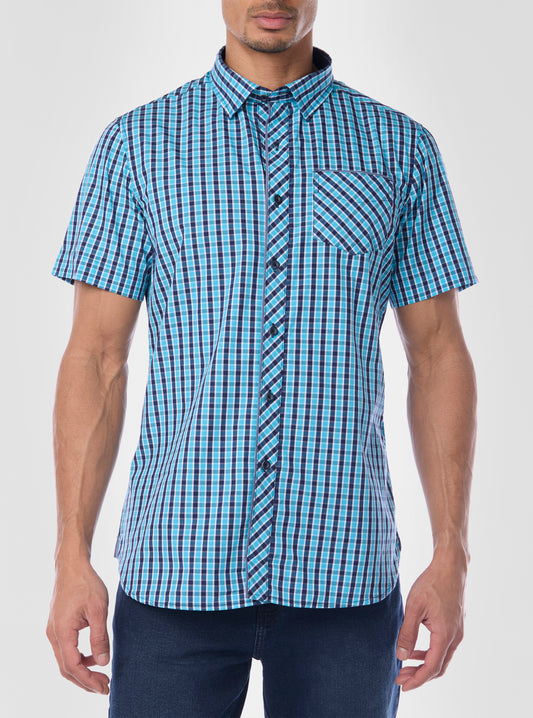 CHEMISE DÉCONTRACTÉE À MANCHES COURTES POUR HOMMES