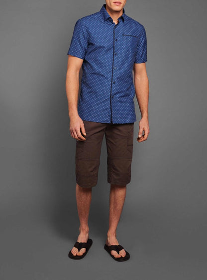 Men's casual short sleeve shirt