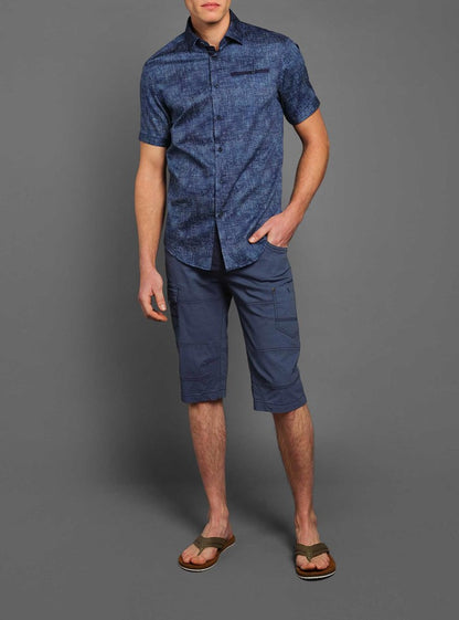 Men's casual short sleeve shirt