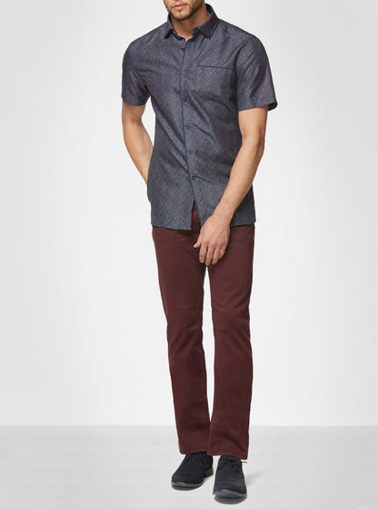 Men's casual short sleeve shirt