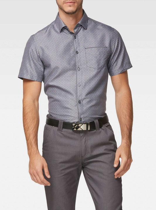 CHEMISE DÉCONTRACTÉE À MANCHES COURTES POUR HOMMES