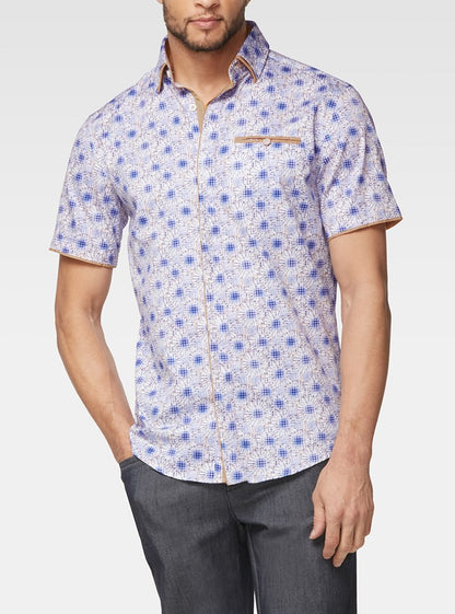 Men's casual short sleeve shirt