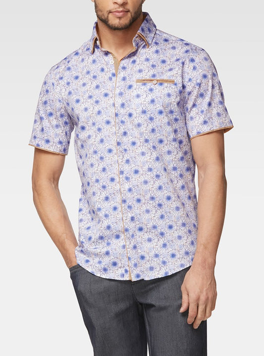 Men's casual short sleeve shirt