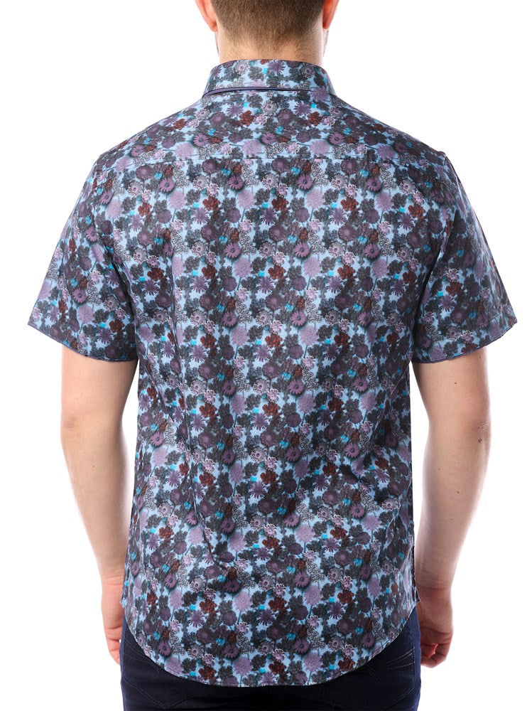Men's casual short sleeve shirt