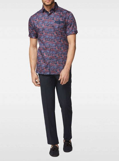 Men's casual short sleeve shirt