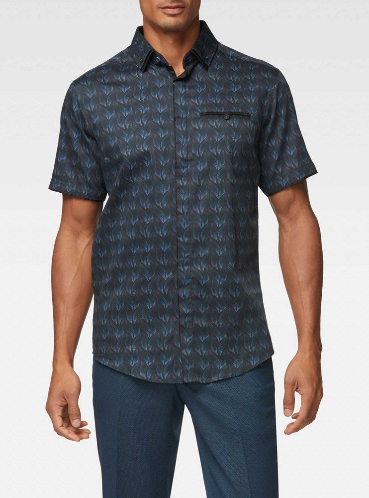 CHEMISE DÉCONTRACTÉE À MANCHES COURTES POUR HOMMES