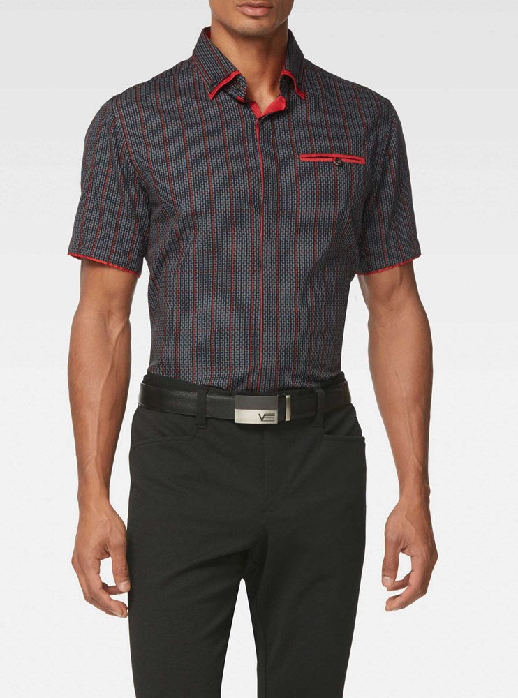 Men's casual short sleeve shirt