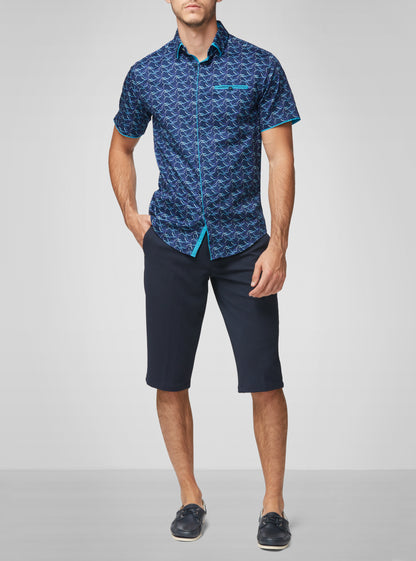 Men's casual short sleeve shirt