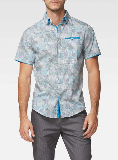 Men's casual short sleeve shirt