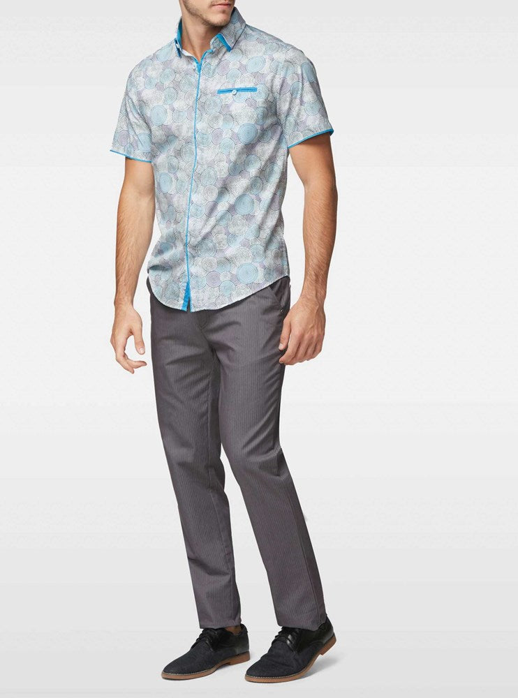 Men's casual short sleeve shirt