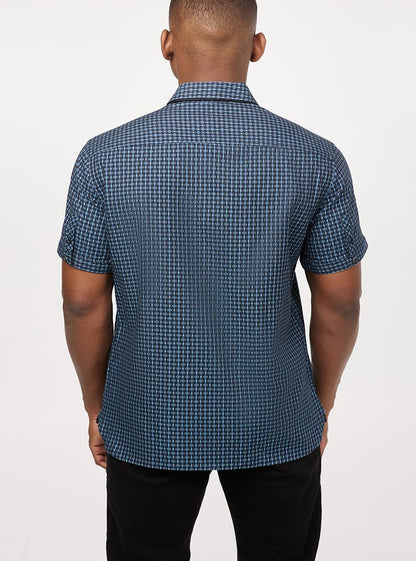 Men's casual short sleeve shirt