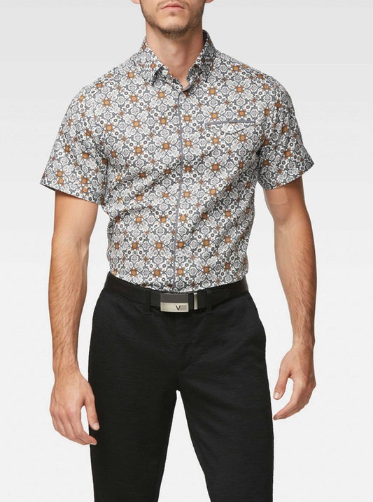CHEMISE DÉCONTRACTÉE À MANCHES COURTES POUR HOMMES