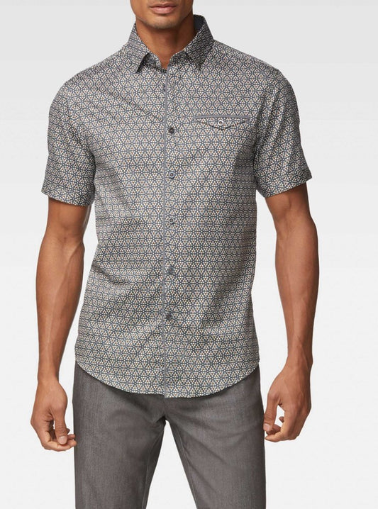 Men's casual short sleeve shirt