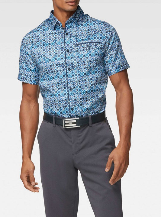 Men's casual short sleeve shirt