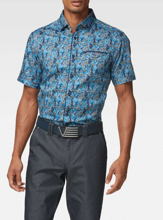 Men's casual short sleeve shirt