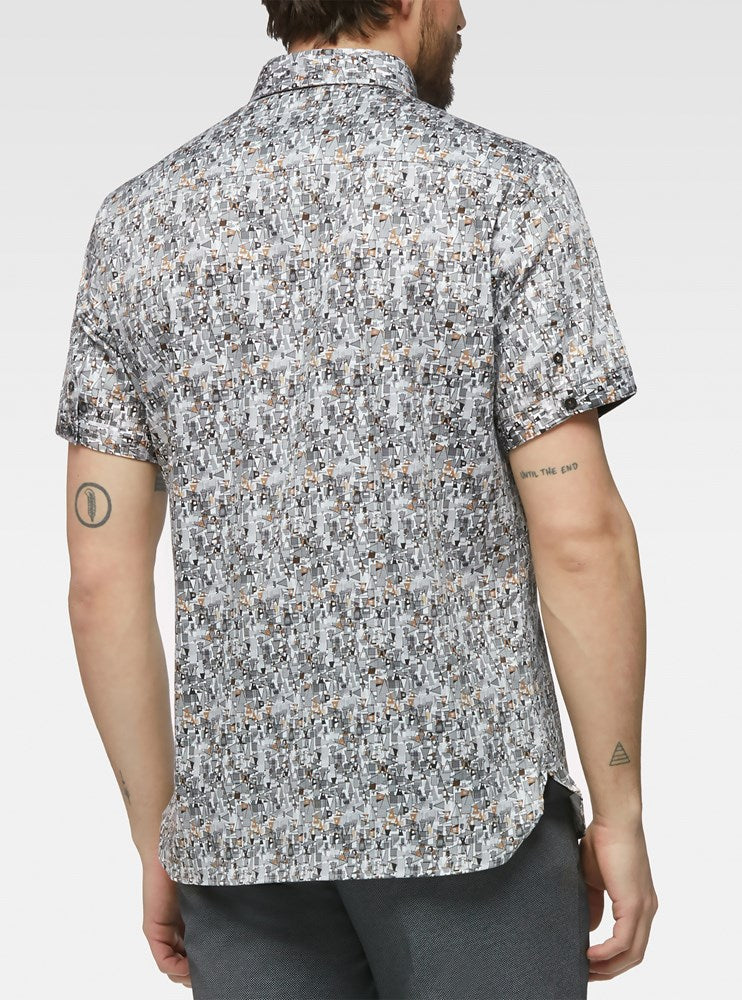 Men's casual short sleeve shirt