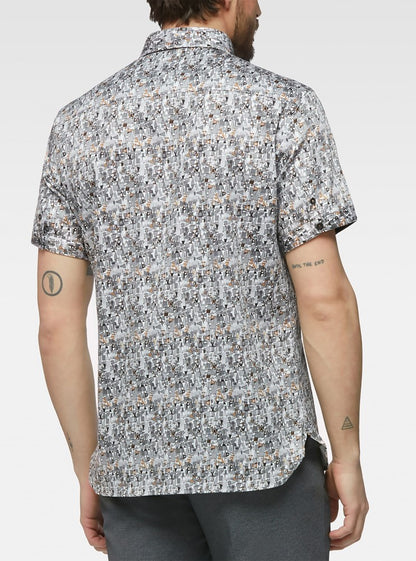 Men's casual short sleeve shirt