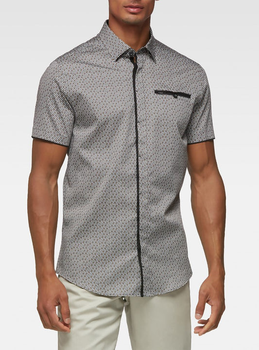 CHEMISE DÉCONTRACTÉE À MANCHES COURTES POUR HOMMES