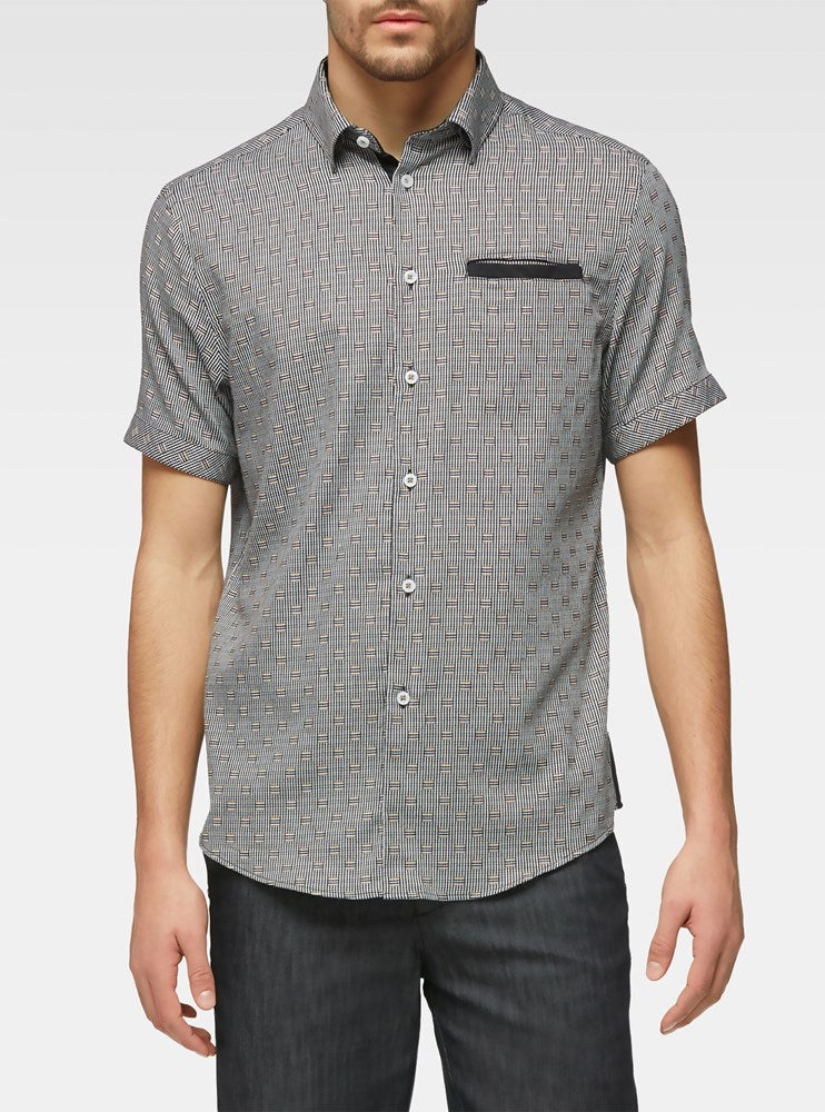 CHEMISE DÉCONTRACTÉE À MANCHES COURTES POUR HOMMES