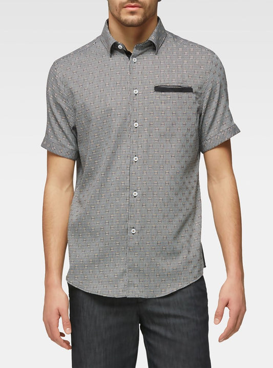 CHEMISE DÉCONTRACTÉE À MANCHES COURTES POUR HOMMES