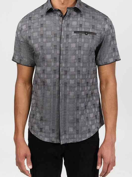 Men's casual short sleeve shirt
