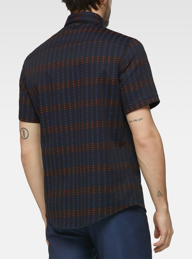 CHEMISE DÉCONTRACTÉE À MANCHES COURTES POUR HOMMES