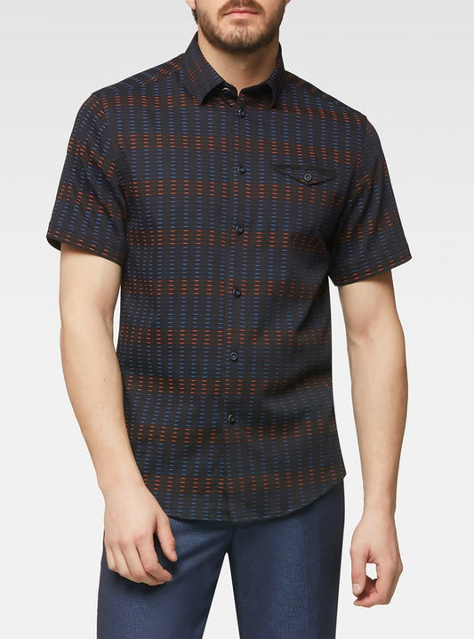 Men's casual short sleeve shirt