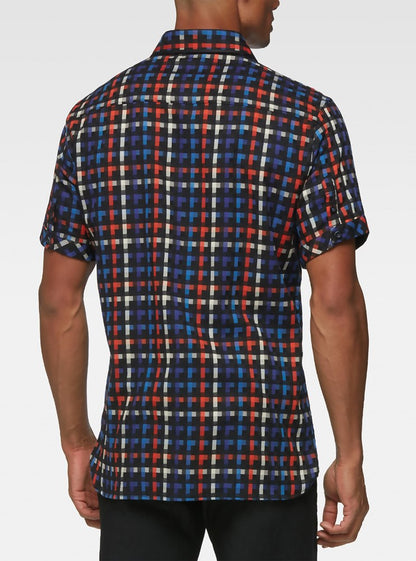 Men's casual short sleeve shirt