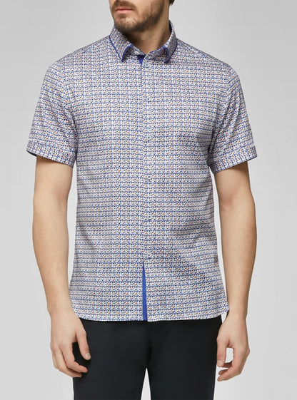 Men's casual short sleeve shirt