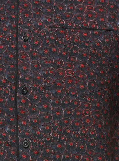 Men's casual short sleeve shirt