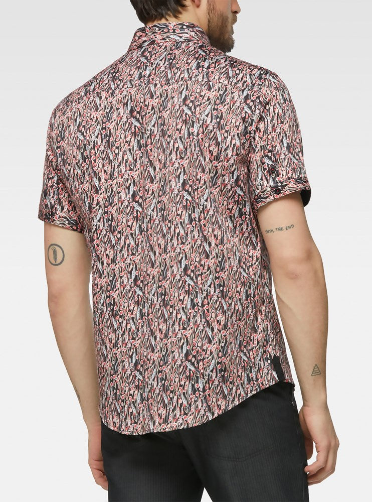 Men's casual short sleeve shirt