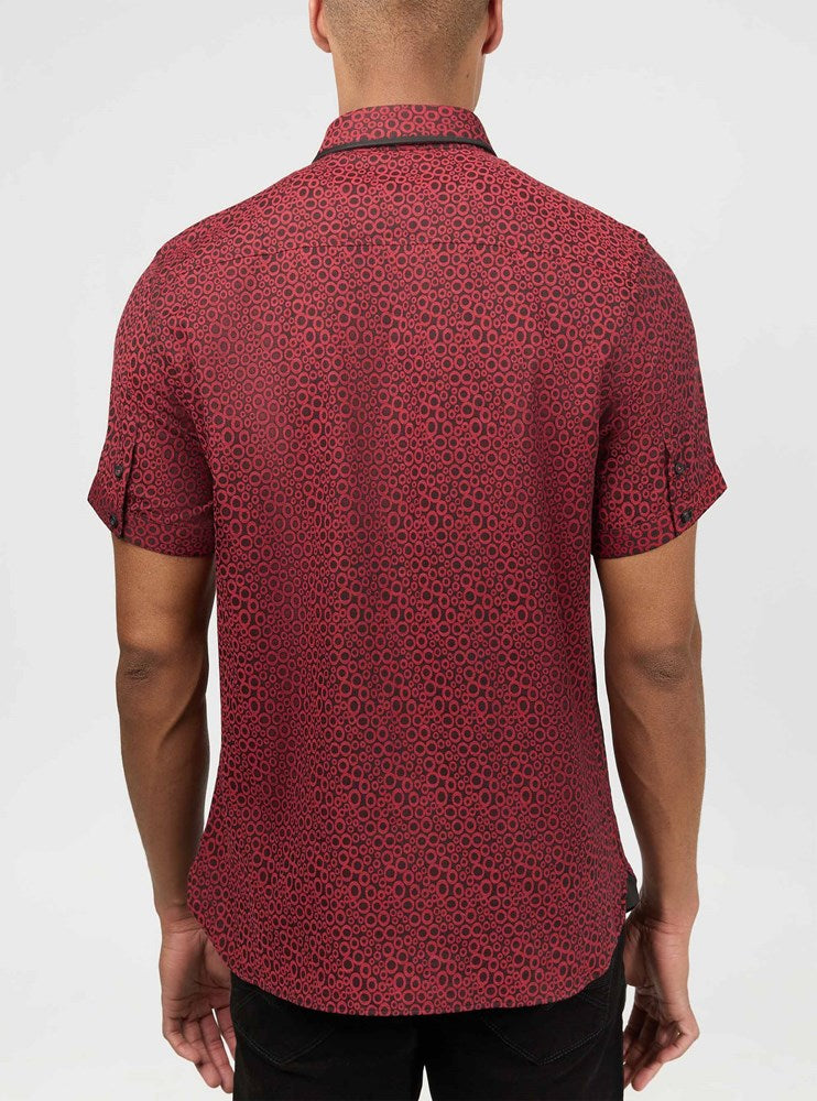 Men's casual short sleeve shirt