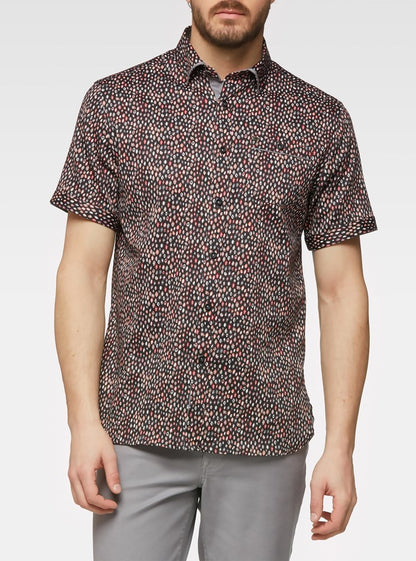 Men's casual short sleeve shirt