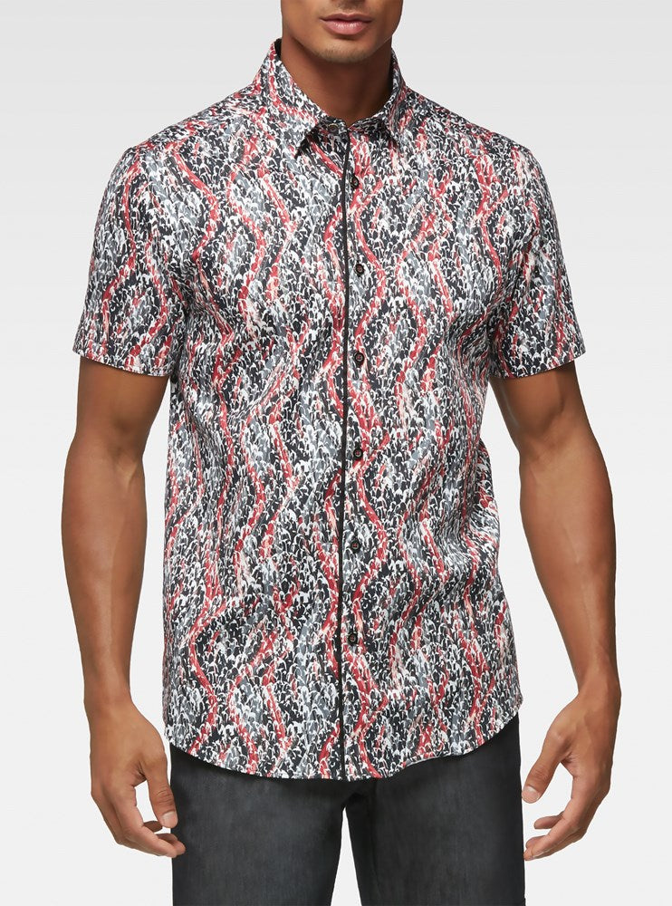 Men's casual short sleeve shirt