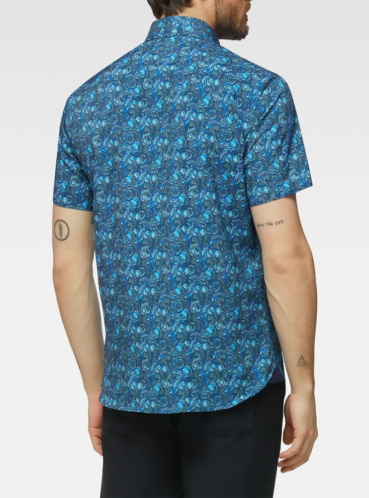 CHEMISE DÉCONTRACTÉE À MANCHES COURTES POUR HOMMES