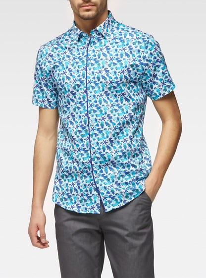 Men's casual short sleeve shirt