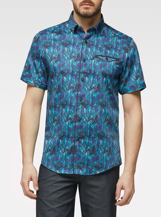 Men's casual short sleeve shirt