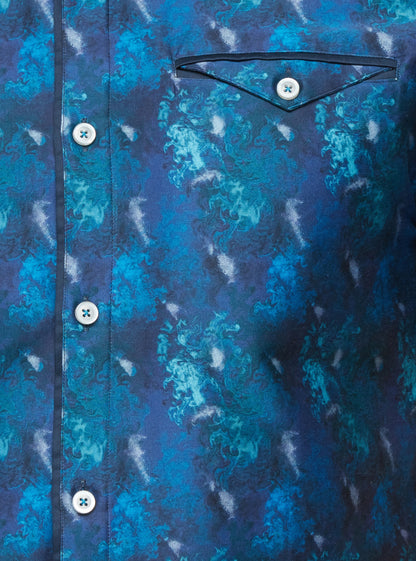 Men's casual short sleeve shirt