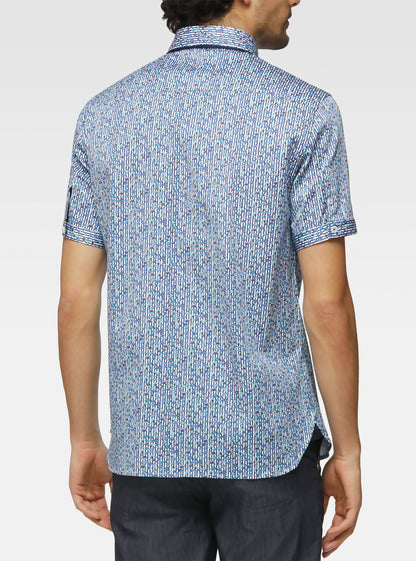 Men's casual short sleeve shirt