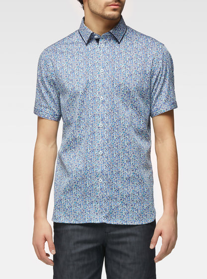 Men's casual short sleeve shirt