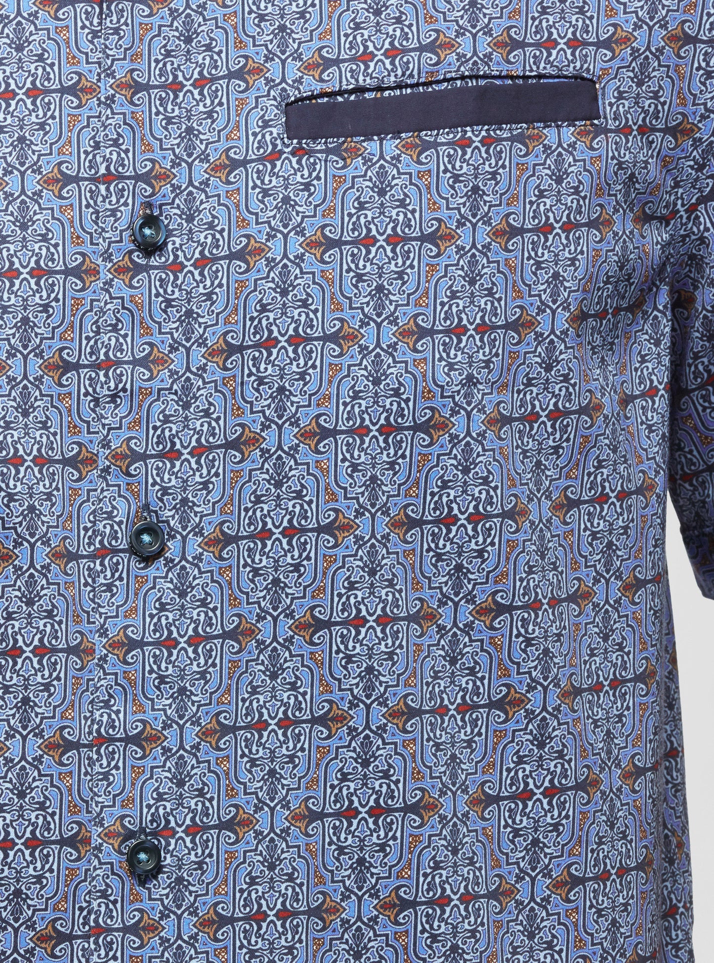 Men's casual short sleeve shirt