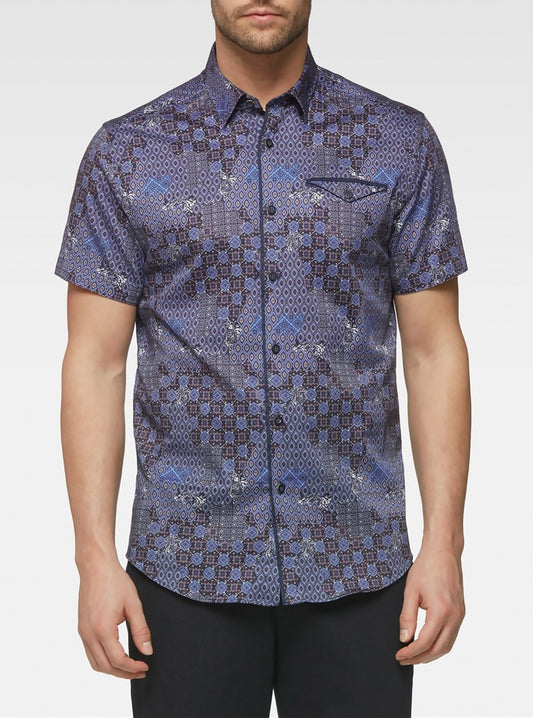 Men's casual short sleeve shirt