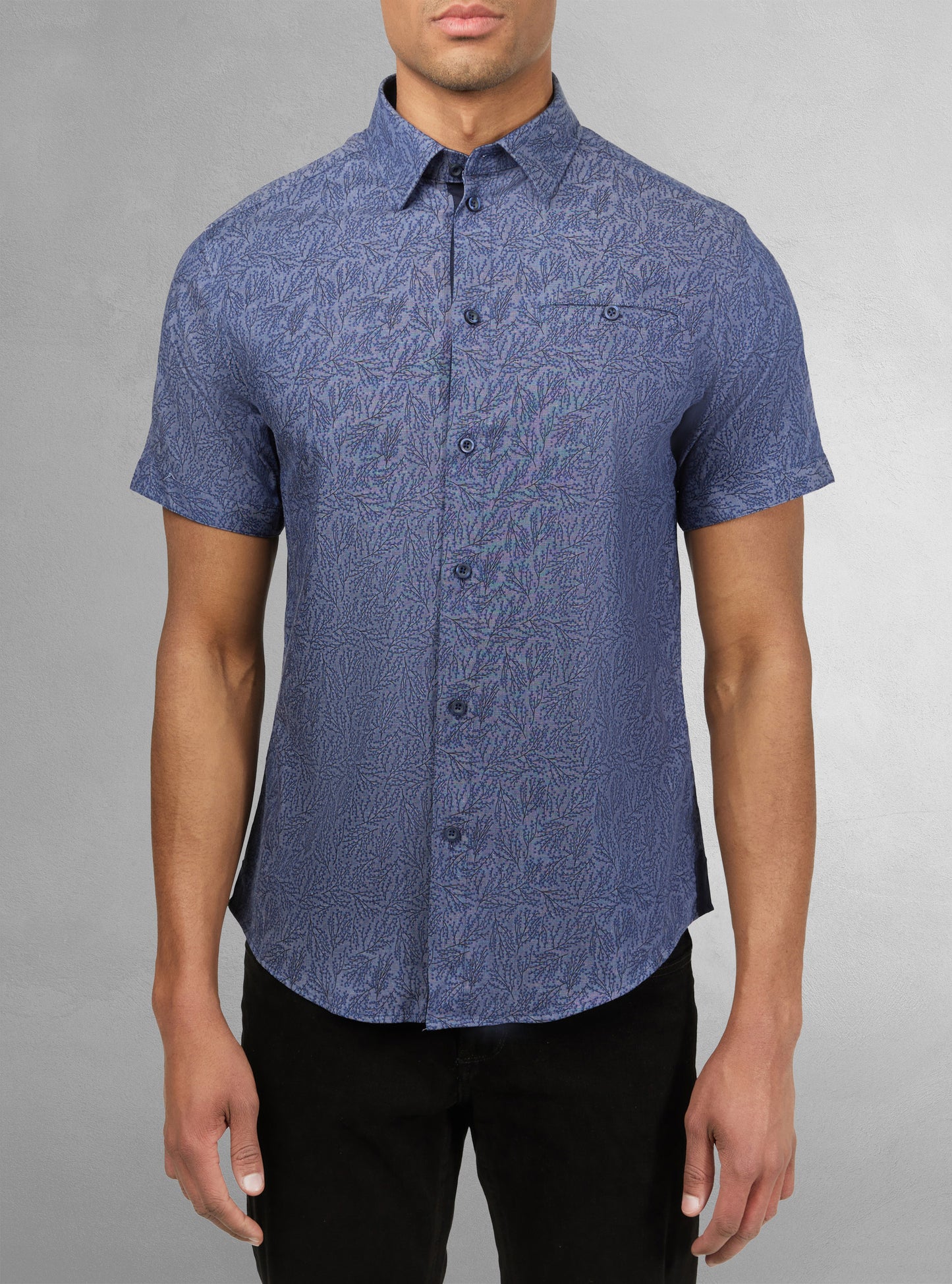 CHEMISE DÉCONTRACTÉE À MANCHES COURTES POUR HOMMES