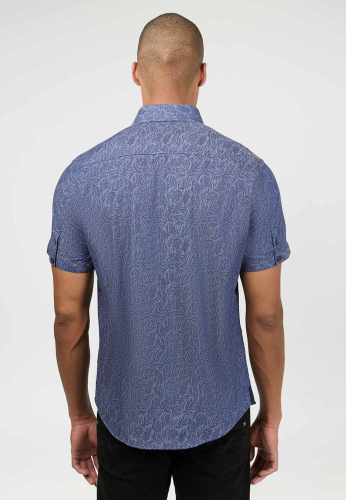 Men's casual short sleeve shirt