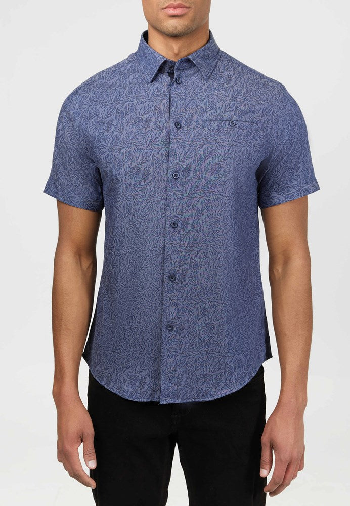 Men's casual short sleeve shirt